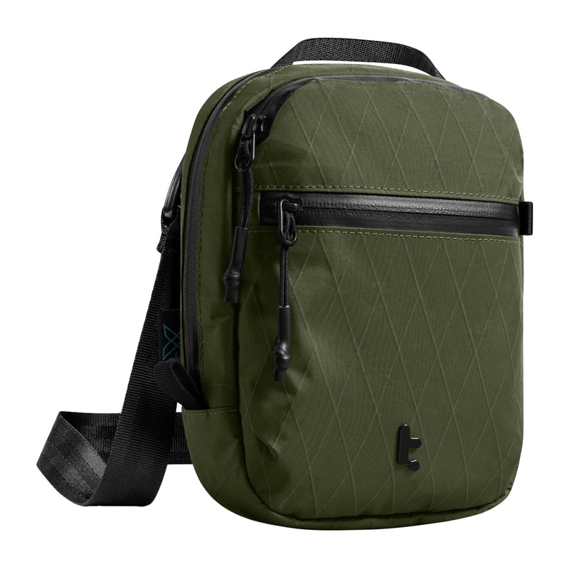TOMTOC Aviator-T37 rejsetaske med skulderrem X-Pac 1,3L (grøn)