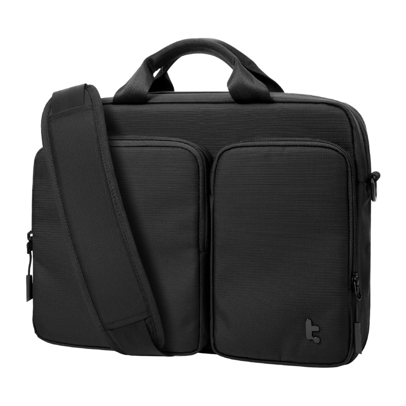 TOMTOC Navigator-A33 skuldertaske til bærbar computer 14" (sort)