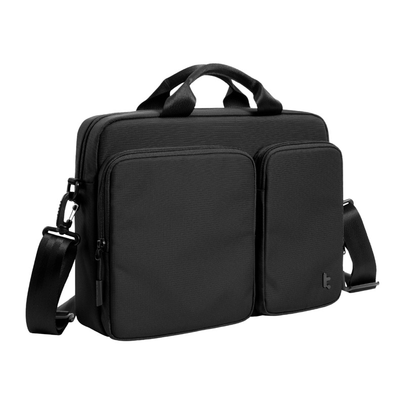 TOMTOC Navigator-A33 skuldertaske til bærbar computer 14" (sort)