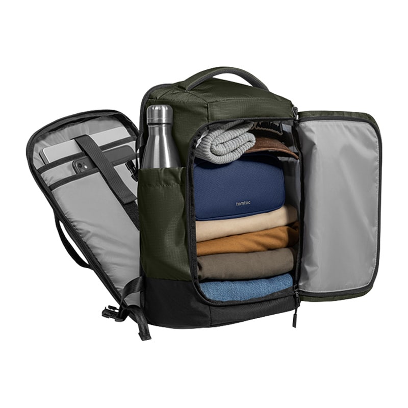 TOMTOC Navigator-T66 Liteway Rejserygsæk 15,6"/28L (grøn)