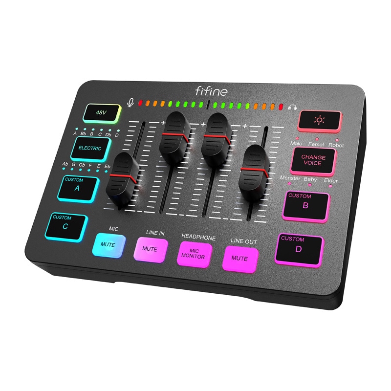 Fifine SC3 lydmixer (sort)