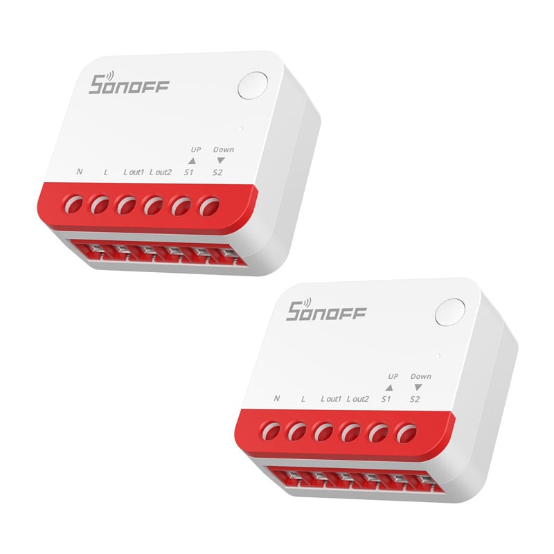 Smart ZigBee-kontakt til rulleskodder Sonoff MINI-ZBRBS (2pak)