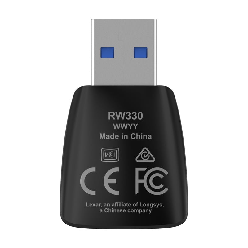Lexar RW330U USB 3.2 micro SD, UHS-I hukommelseskortlæser