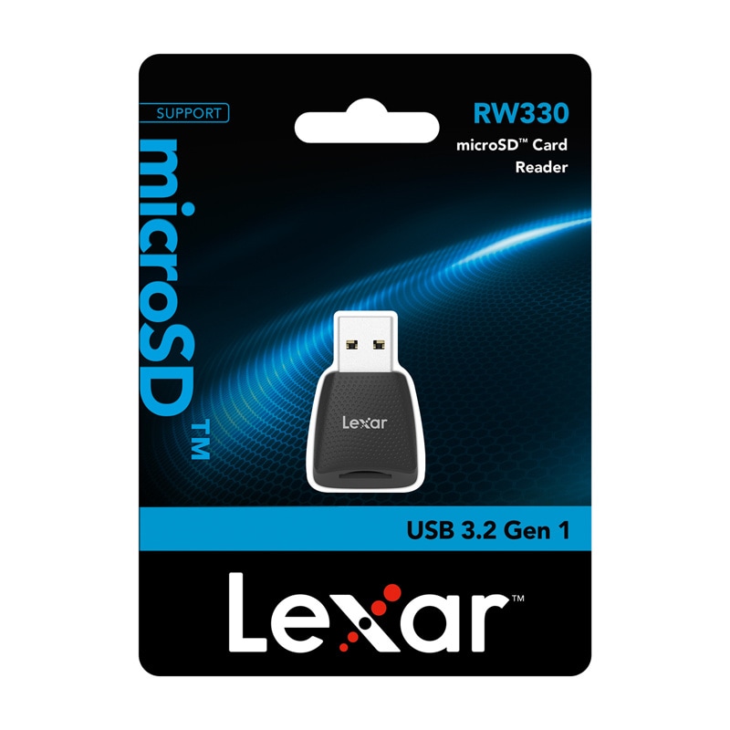 Lexar RW330U USB 3.2 micro SD, UHS-I hukommelseskortlæser