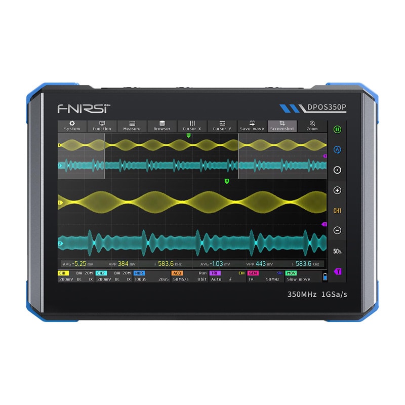 FNIRSI DPOS350P 4-i-1 digitalt oscilloskop