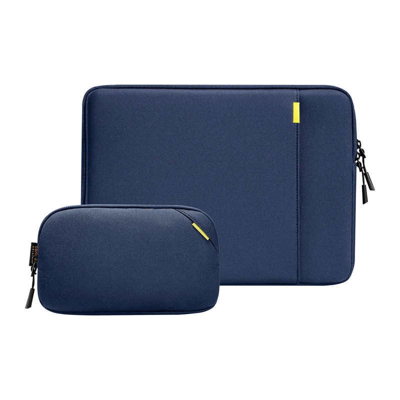 TOMTOC Defender-A13 Laptop Sleeve + 14" taske sæt (marineblå)