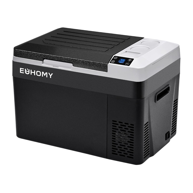 Euhomy CF008-30BL 30L bilkøleskab (sort)