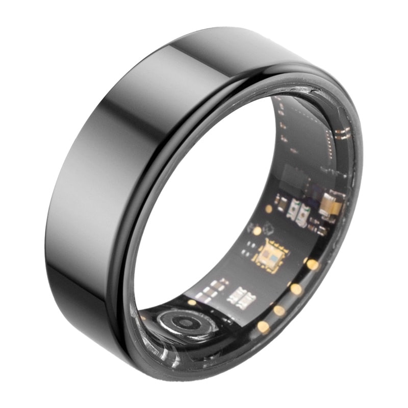 COLMI R02 Smart Ring, størrelse 11, 20,3 mm (sort) + opladningsetui