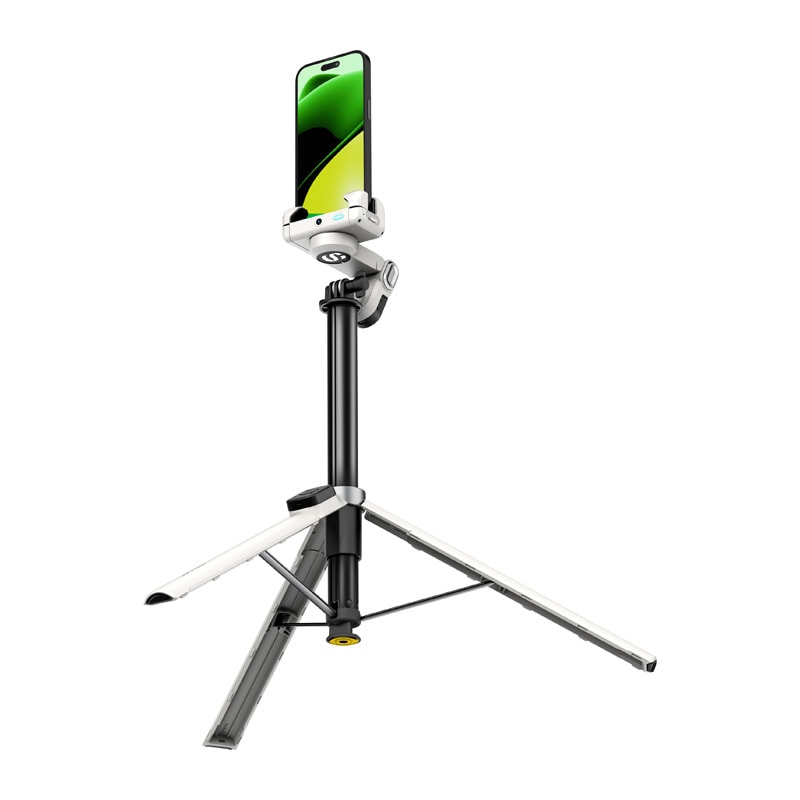 AOCHUAN M3 Pro Gimbal med RGB-belysning (hvid)