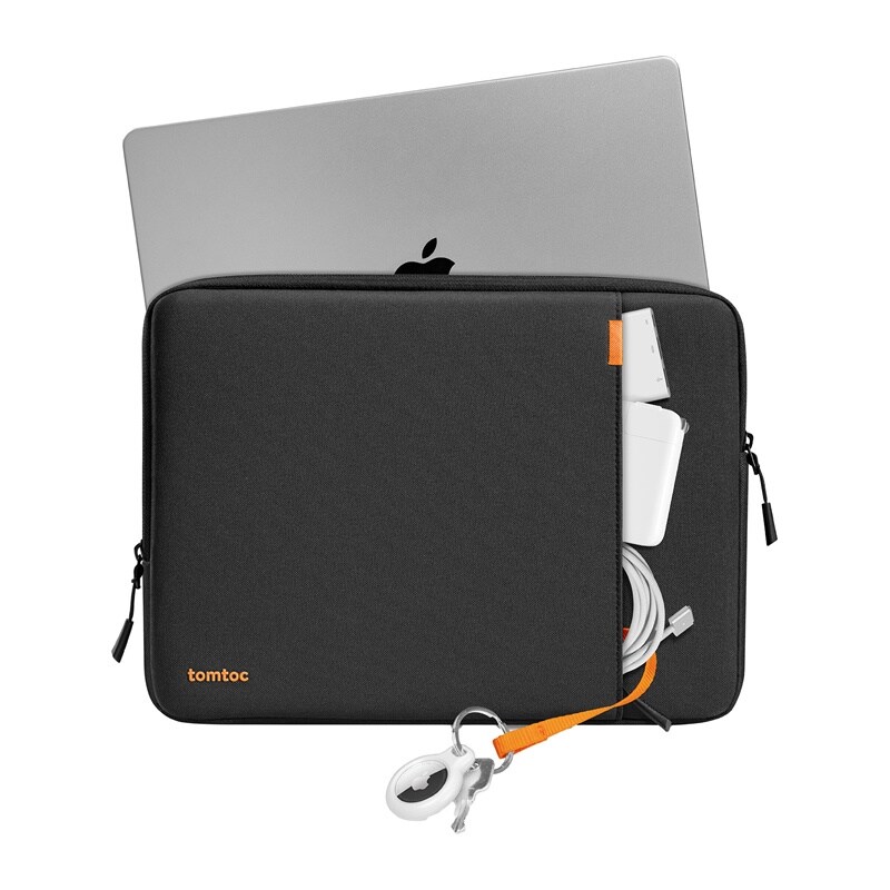 TOMTOC Defender-A13 13" MacBook-etui (sort)