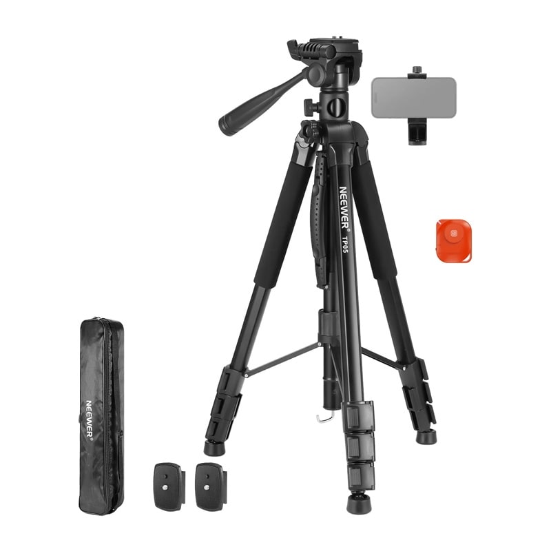 Neewer TP05 letvægts kamerastativ i aluminium (mulighed for monostativ)
