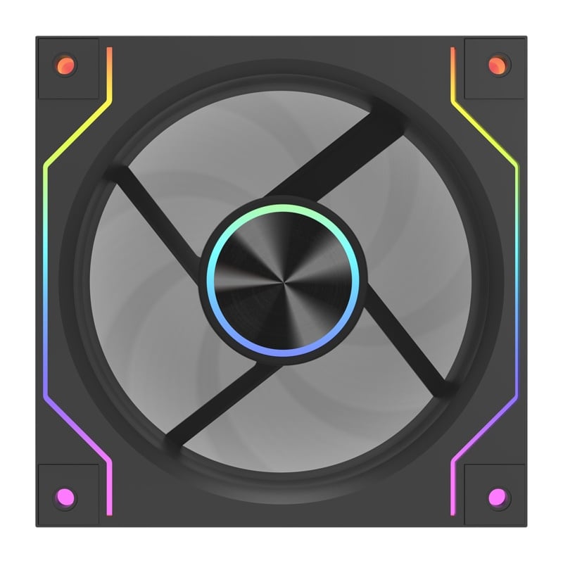 DarkFlash DM20 LINE-køleventilator (sort)