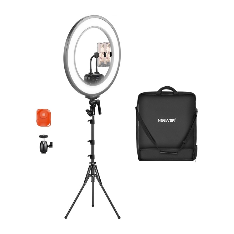 Neewer RL45B 45W 18″ ultra-tyndt LED-ringlyssæt