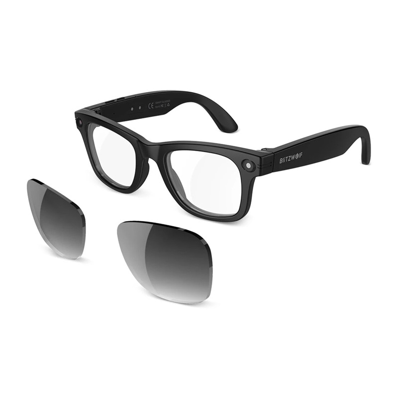 BlitzWolf BW-AG1 Pro AI-smartbriller med udskiftelige fotokromiske glas