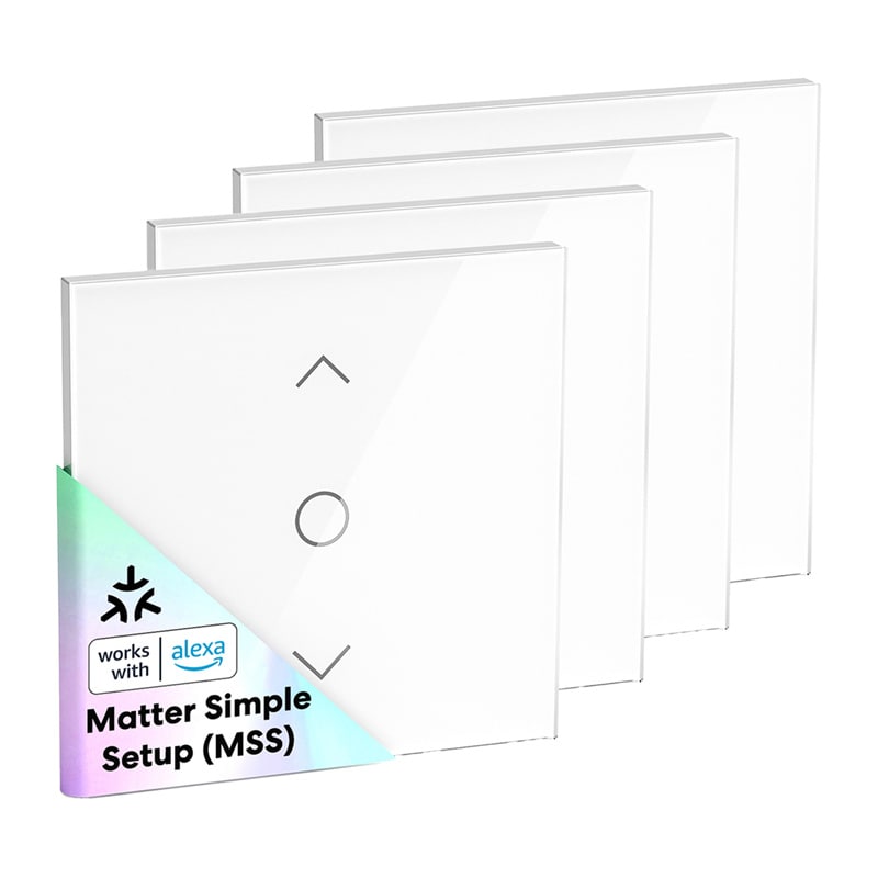 MEROSS MRS100MA(EU) Smart Wi-Fi (Matter) rulleskoddeafbryder (4-pak)
