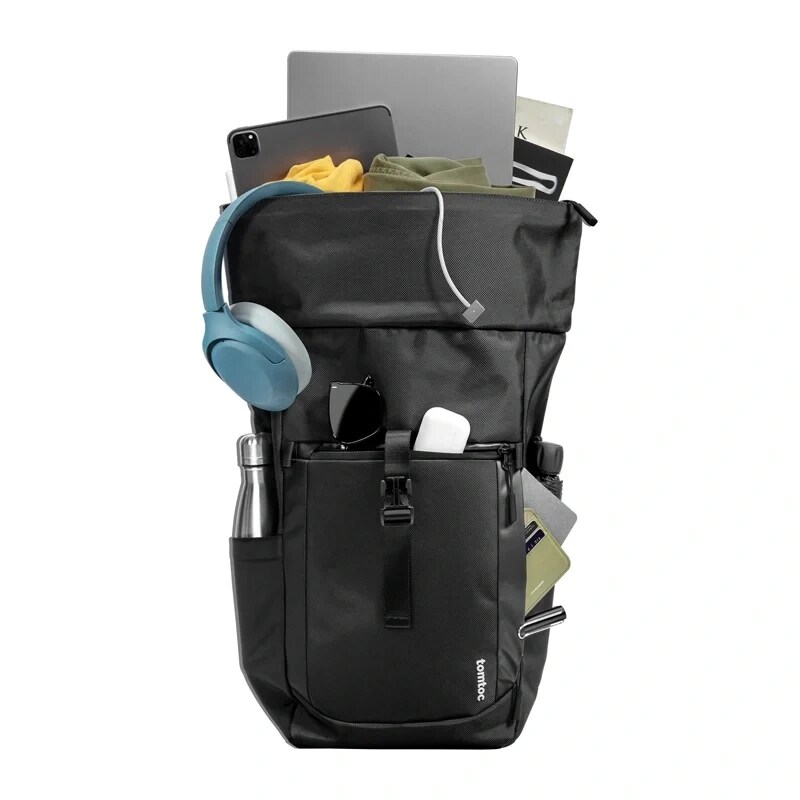 Tomtoc Navigator-T61 rejse-rygsæk til bærbar computer, 25–30 L / 17,3"