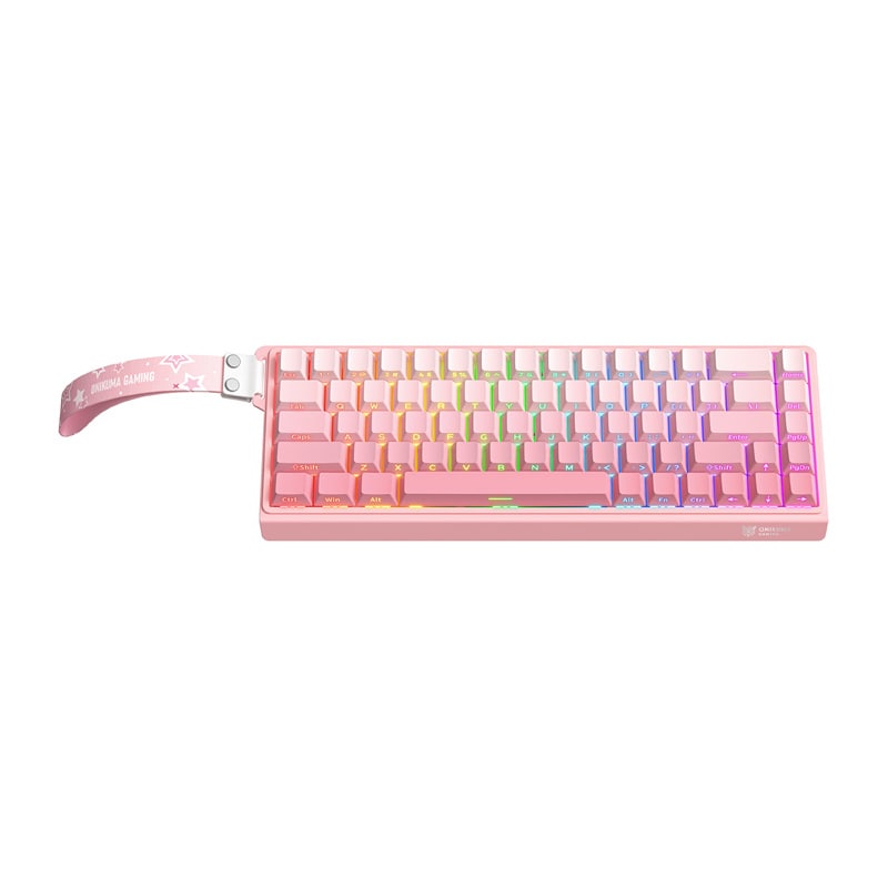 ONIKUMA G69-tastatur (lyserødt) (QWERTY)
