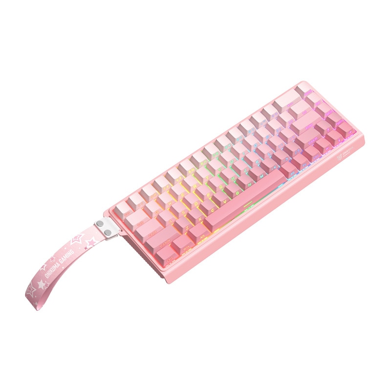 ONIKUMA G69-tastatur (lyserødt) (QWERTY)