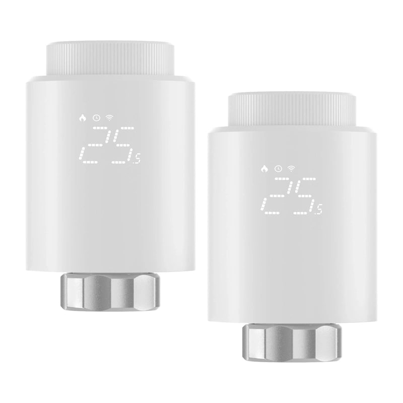 Sonoff ZigBee TRVZB termostatisk hoved, 2-pak