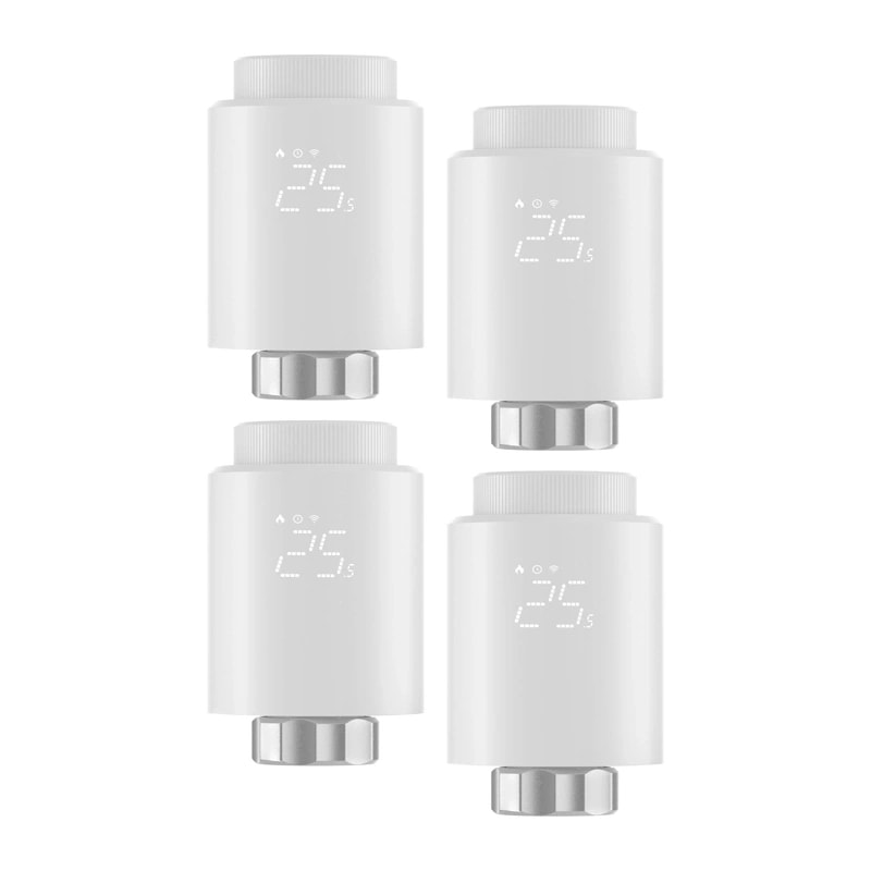 Sonoff ZigBee TRVZB termostatisk hoved, 4-pak