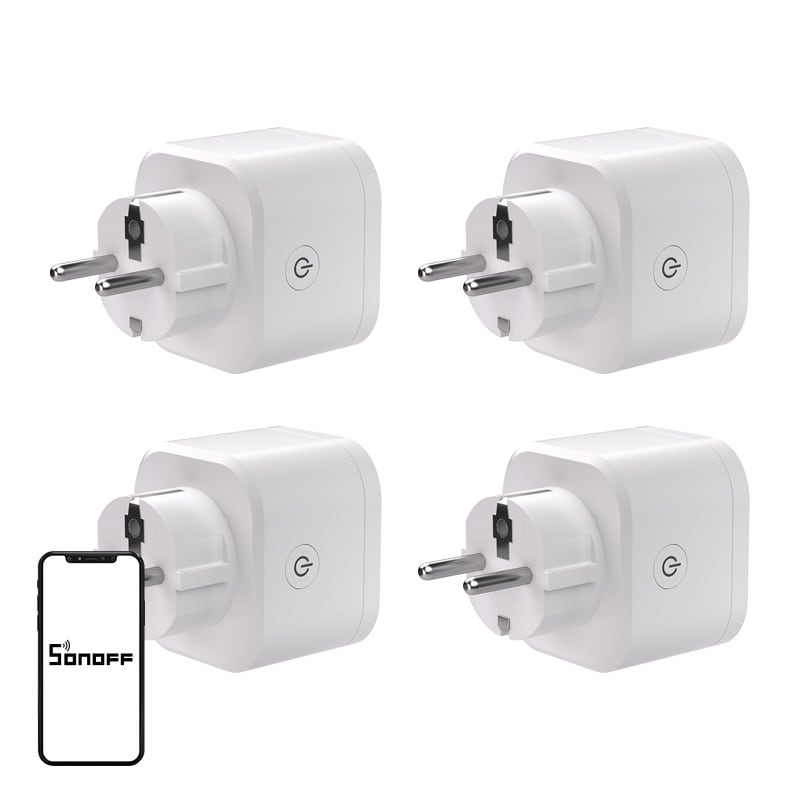 Sonoff S61s Matter-stik til ekstern tilslutning via Wi-Fi, 4-pak