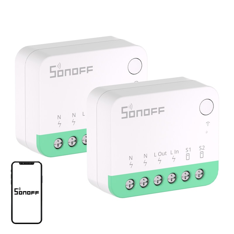 Sonoff MINIR4M (Extreme) Matter-afbryder, 2-pak