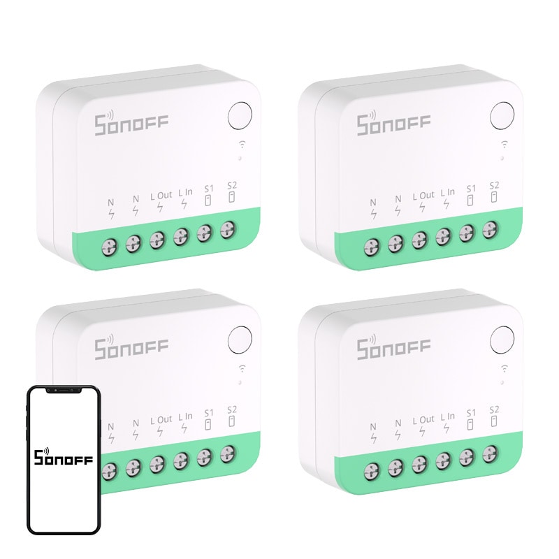 Sonoff MINIR4M (Extreme) Matter Switch, 4-pak