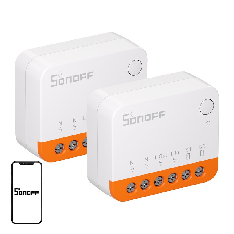 Sonoff MINIR4 (Extreme) kontakt, 2-pak