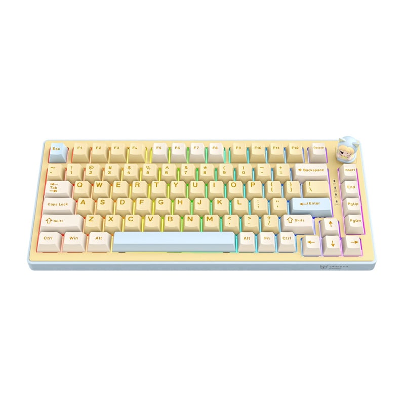 Onikuma MT707 gaming-tastatur (gul)