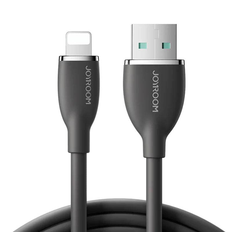 Farverigt 3A USB-til-Lightning-kabel SA29-AL3 / 3A / 1,2 m (sort)