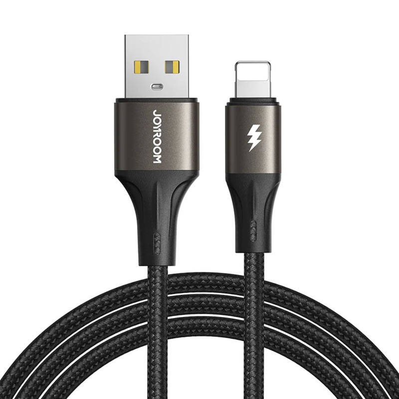USB-til-Lightning-kabel Joyroom SA25-AL3 / 3A / 1,2 m (sort)