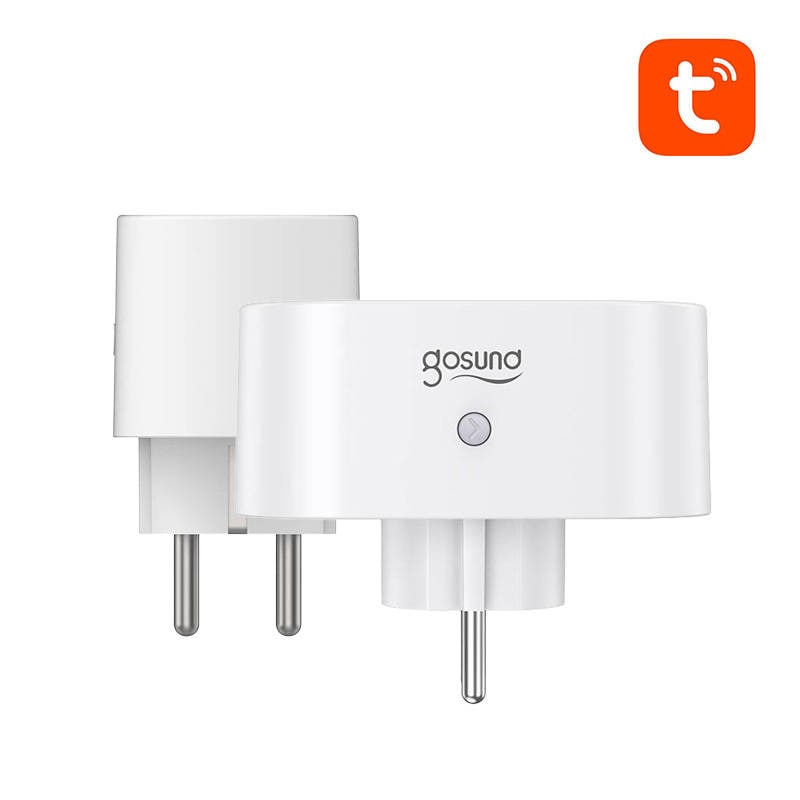 Gosund SP211 dobbelt smart-stik med WiFi (2-pak) 3500 W Tuya