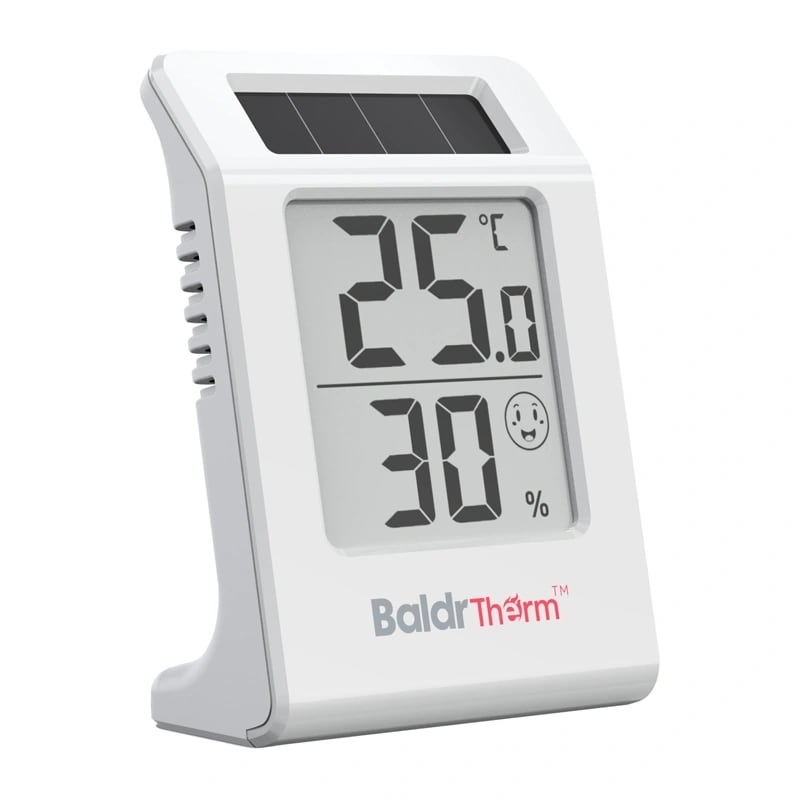 BALDRTHERM E0587TH Solcelledrevet termohygrometer
