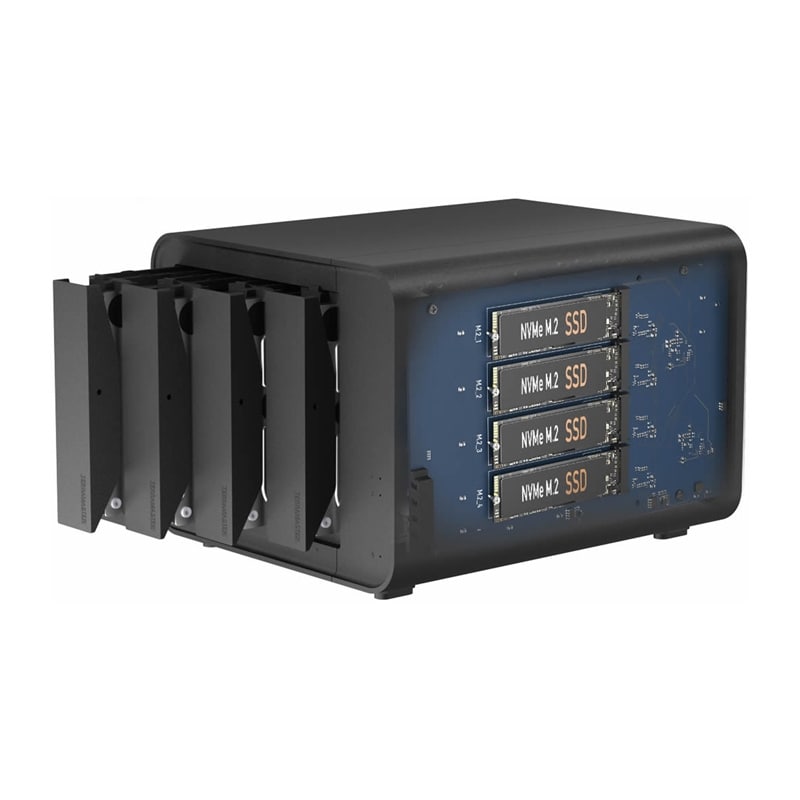 TERRAMASTER D8 Hybrid DAS-harddiskkabinet med 8 pladser