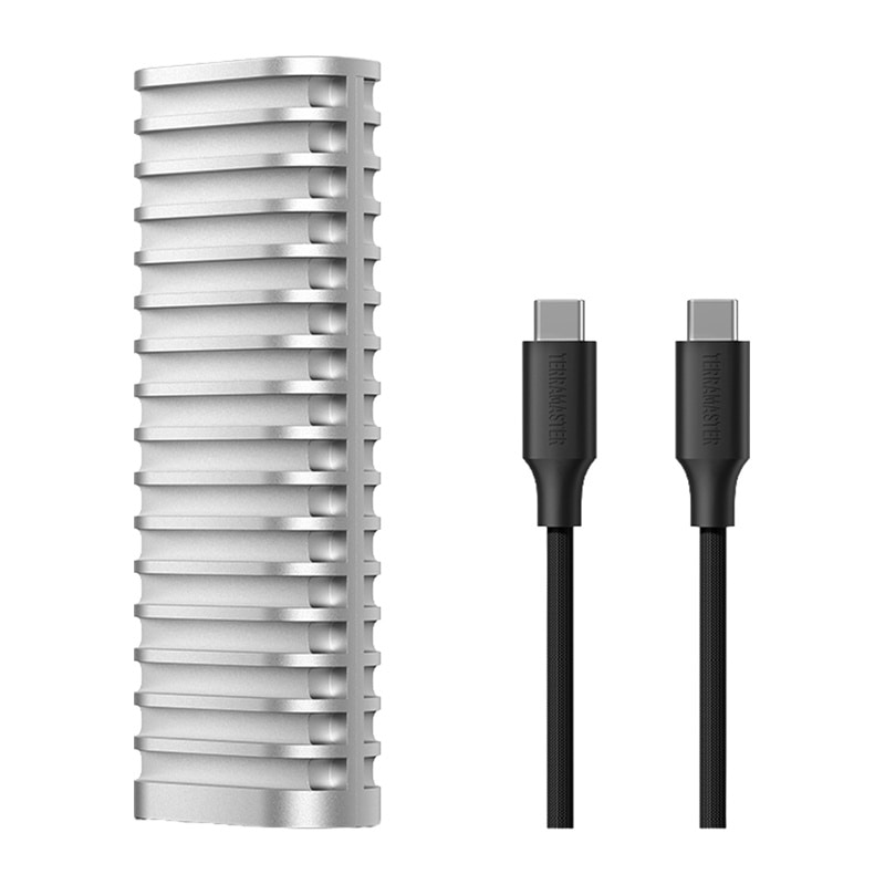 TERRAMASTER D1 SSD Plus-drevkabinet med 1 plads