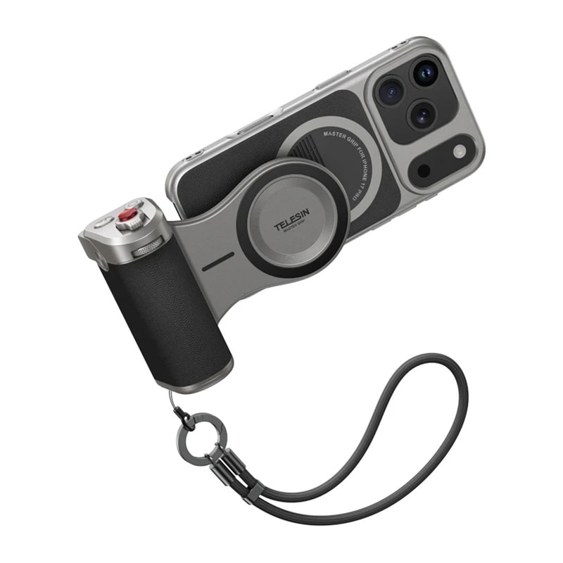 Master Grip-holder til iPhone 17 Pro Max – Powerbank