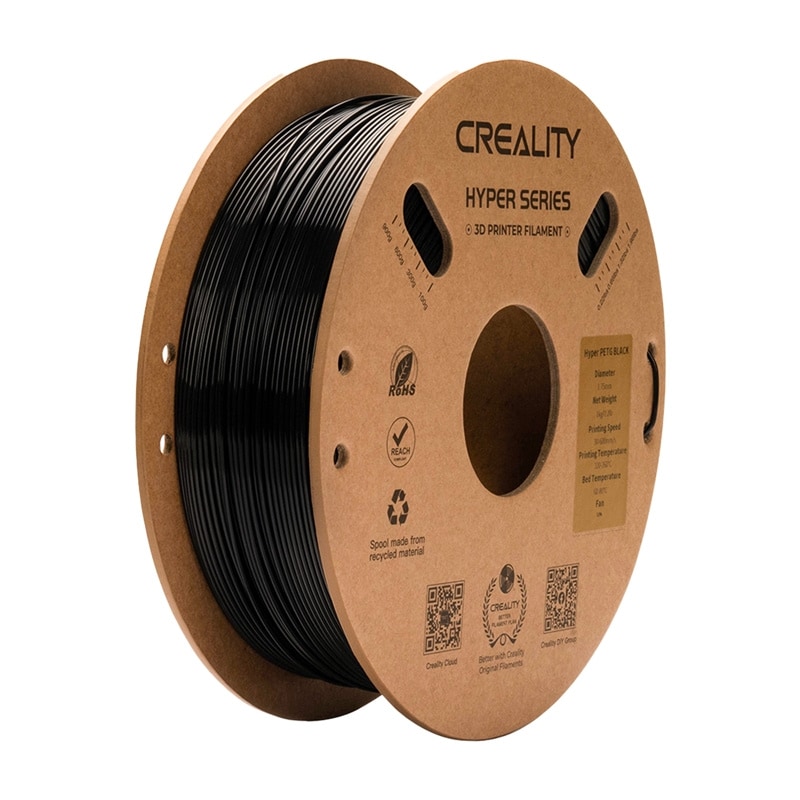 Filament Hyper PETG fra Creality (sort)