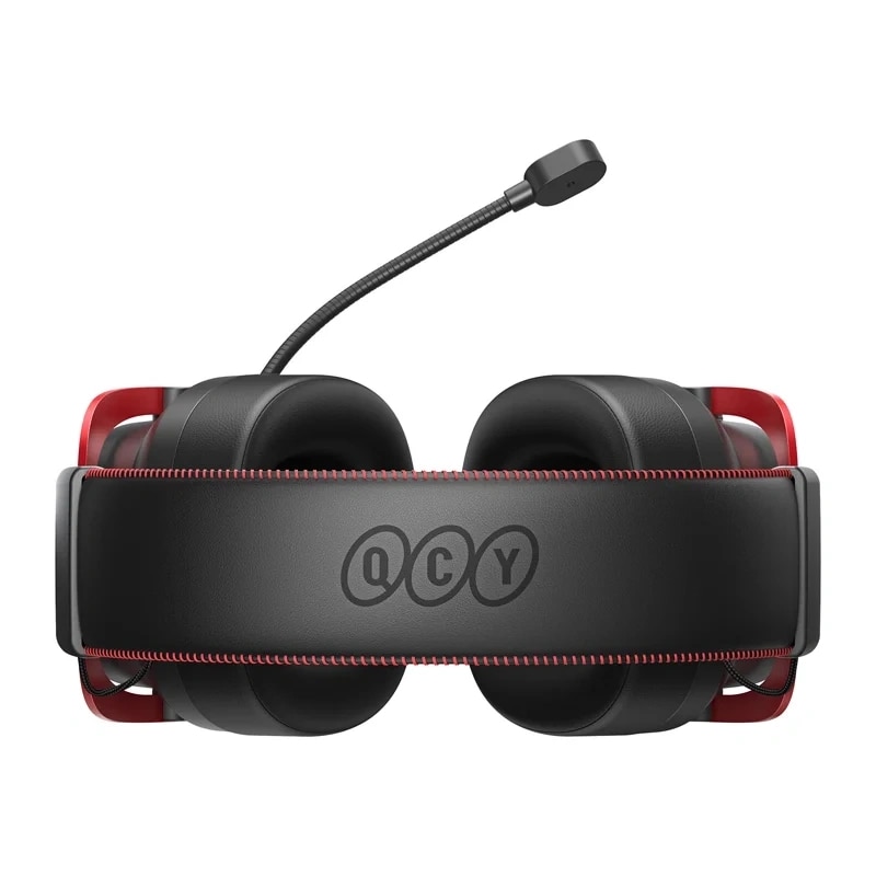 QCY Heroad VT200 gaming-hovedtelefoner (sort og rød)