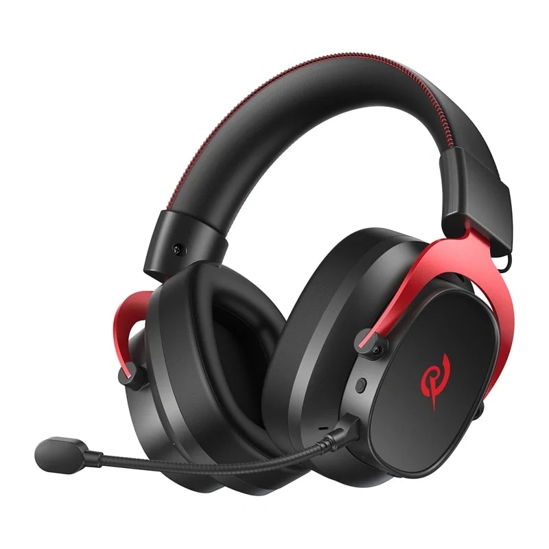 QCY Heroad VT200 gaming-hovedtelefoner (sort og rød)