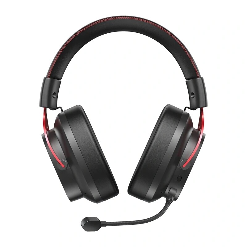 QCY Heroad VT200 gaming-hovedtelefoner (sort og rød)