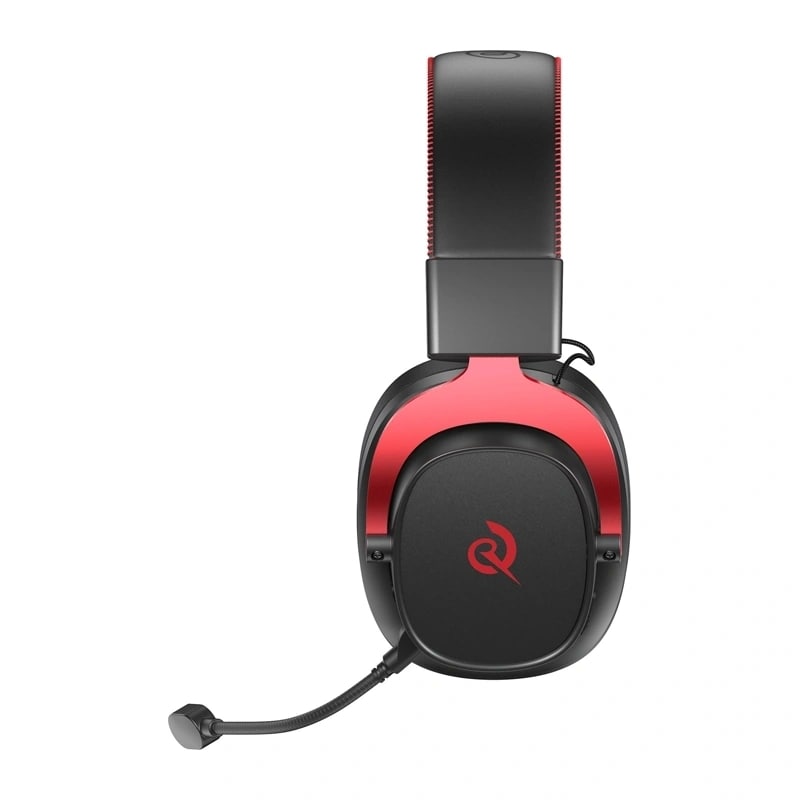 QCY Heroad VT200 gaming-hovedtelefoner (sort og rød)