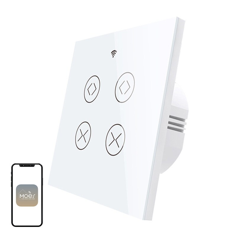 MOES WRS-EUC2-WH-MS Smart rulleskoddeafbryder