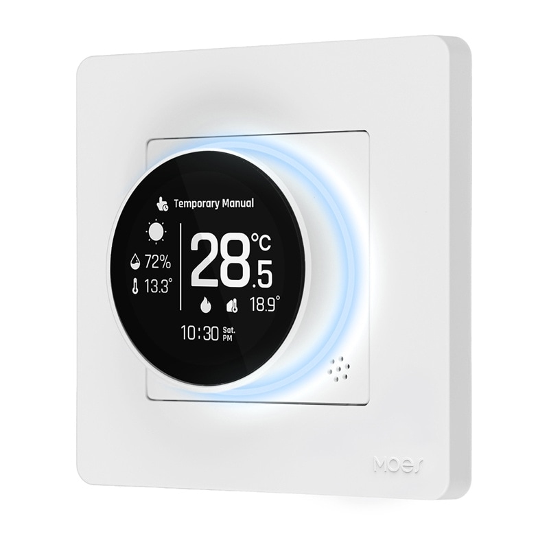 MOES ZHT-SR-GB ZigBee-termostat til elvarme