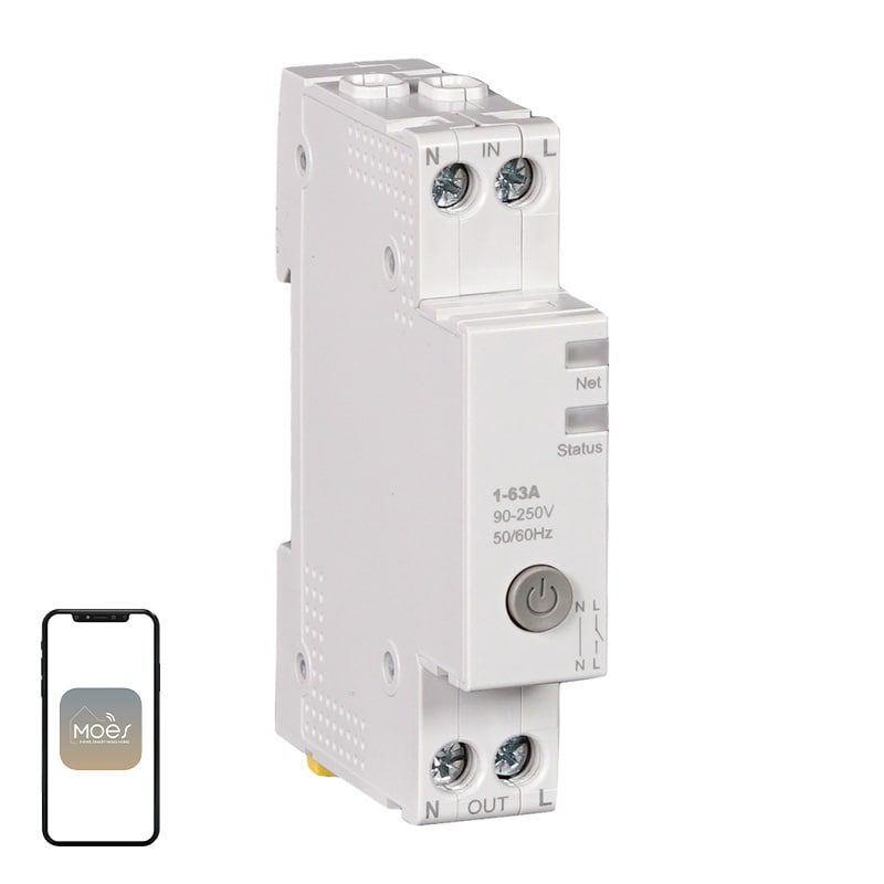 MOES WCB-A5-TW-E1 Wi-Fi-kompatibel LED-driver med justerbar hvid farve