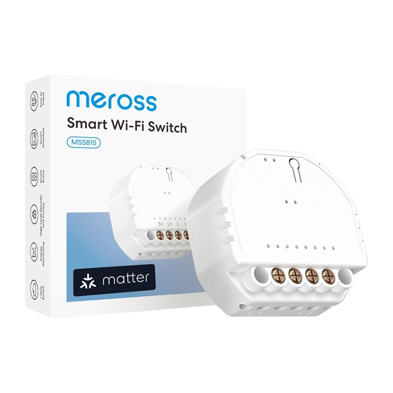 MEROSS MSS815MAQUA-UN 4-pakke med smarte Wi-Fi-afbrydere