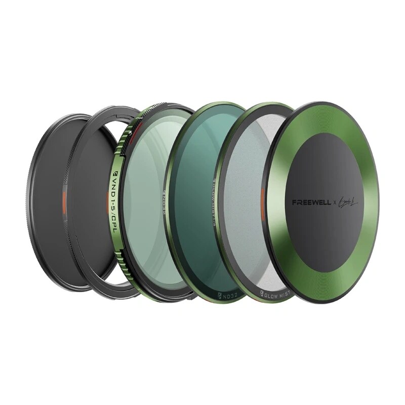 Sæt med variabelt ND-CPL-filter til Freewell Brandon Li, 82 mm