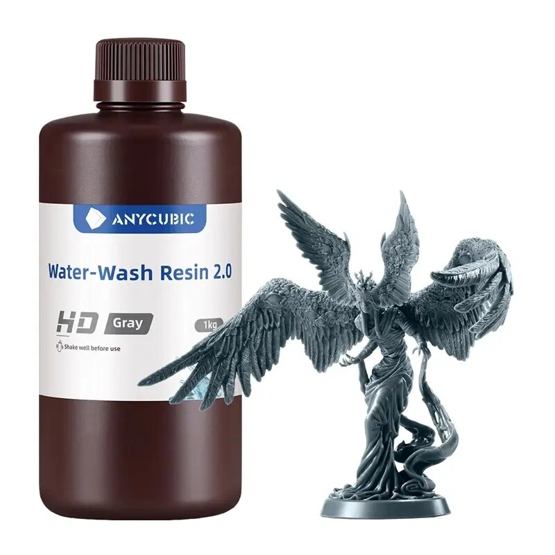 ANYCUBIC Water-Wash Resin 2.0 (grå)