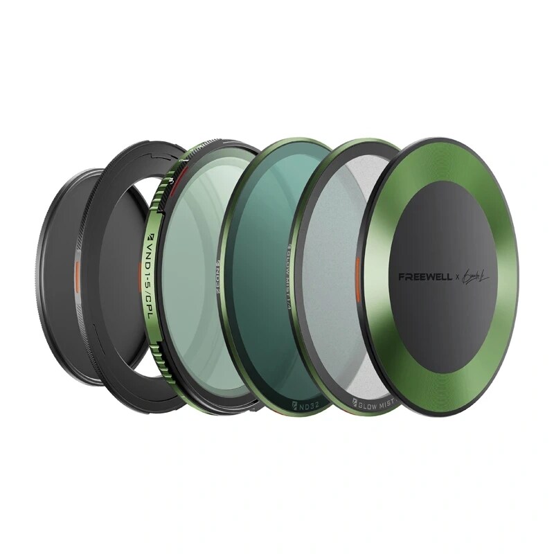 Sæt med variabelt ND-CPL-filter til Freewell Brandon Li, 72 mm