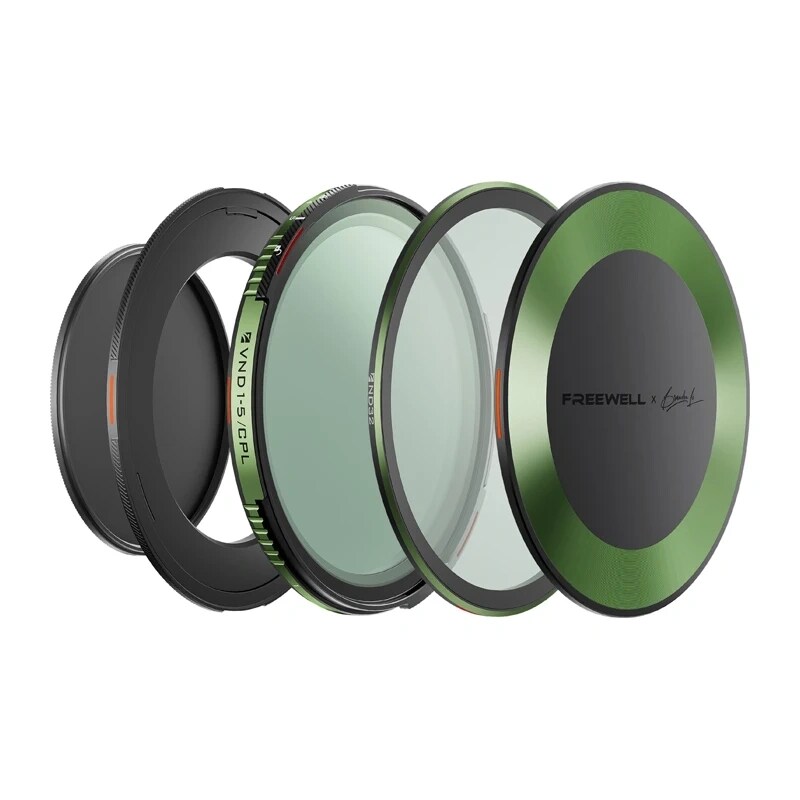 Sæt med variabelt ND-CPL-filter til Freewell Brandon Li, 67 mm