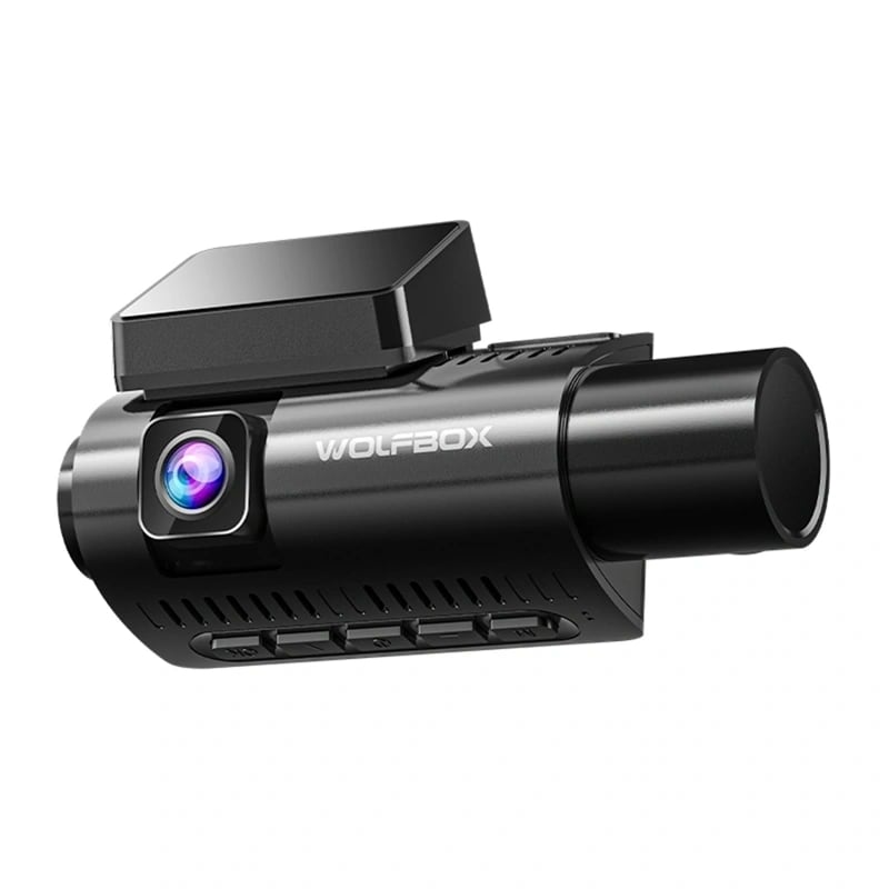 WOLFBOX i07 WiFi 2,5K + 1080p-bilkamera